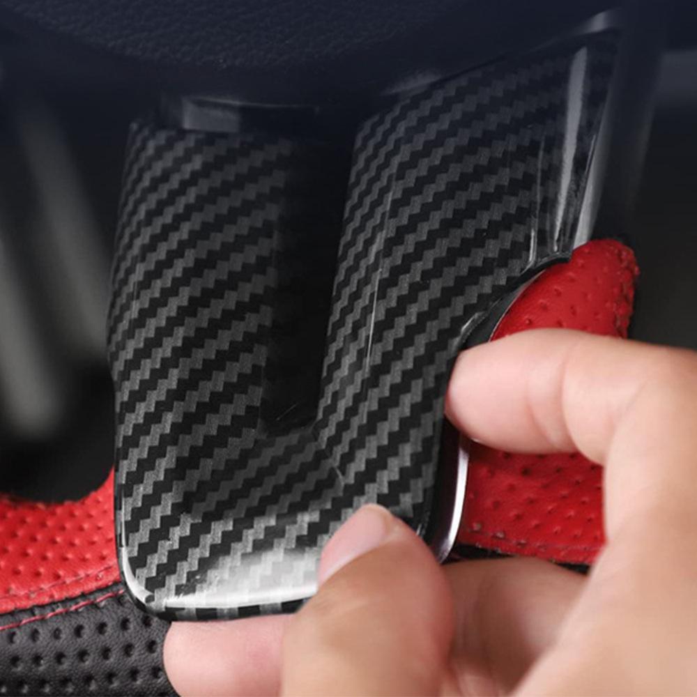 Kohlefaser-Lenkradverkleidung für 2015-2023 Ford Mustang