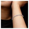 Pandora Shining Tennis Pendant 925 Silver Bracelet Women's Style Silver 18 Mirror Jewelry Box