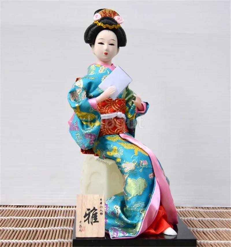 Geisha Japanese Kimono Doll Puppet Seafood Sushi Shop Restaurant Decorate Tool Cute Toy Embellishment Ornaments Gift Crafts 1-28