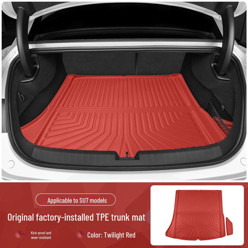 Xiaomi SU7 TPE Protective Trunk and Backrest Mat, Interior Car Accessory