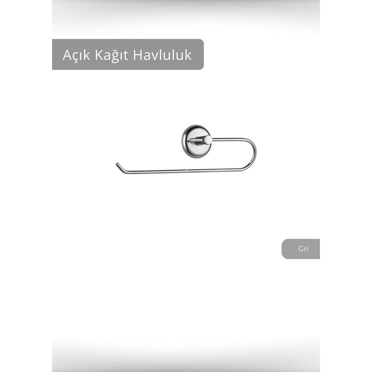 

Açık Kağıt Havluluk Paslanmaz Peçetelik Çelik Banyo Havluluk Düzenleyici Krom