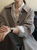 Yan Shuang Women's Korean Style Casual Trench Coat - Autumn Loose Fit Mid-Length Jacket (80861)