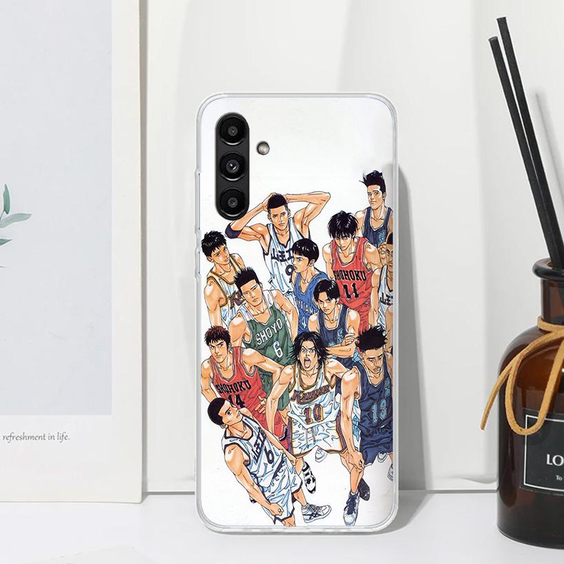 Slam-Dunk Basketball Anime Phone Case For Samsung Galaxy A17 A37 A57 A16 A26 A36 A56 A15 A25 A35 A55 A14 A24 A34 A54 A13 A23 A33