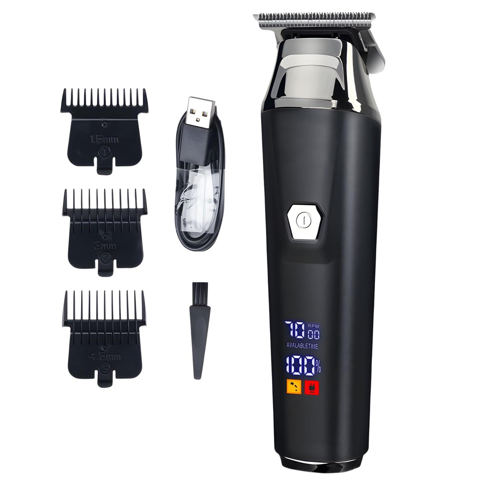 

Домашний цифровой дисплей электрическая машинка для стрижки волос набор, машинка для стрижки волос и набор, получите чистые и свежие волосы дома 5 мл One Size