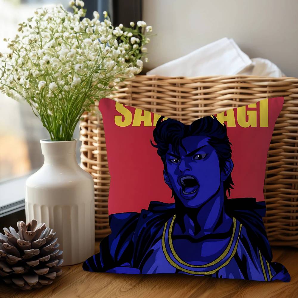Anime SLAM DUNK Sakuragi Cushion Cover Pillow Cover Decor Pillowcase Printed Cushion Case For Couch
