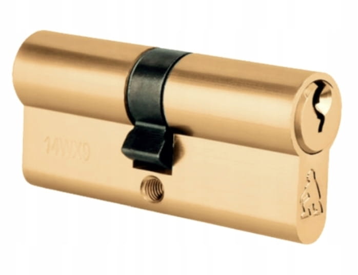 Messing-Türschloss-Einsatz 3030 mm 3 Schlüssel