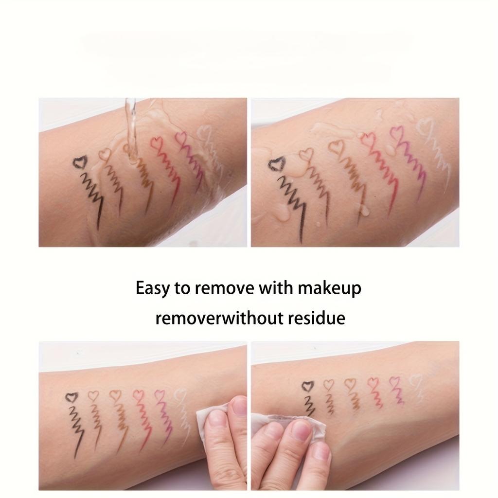 8-Color Gel Eyeliner Pencils - Waterproof Smudge-Proof Long-Lasting