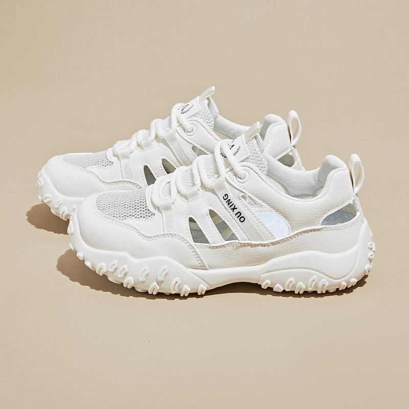 

Новая корейская женская обувь для увеличения роста - Дышащая сетка, трендовая спортивная повседневная, легкая, удобная обувь для ходьбы 40 бежевый