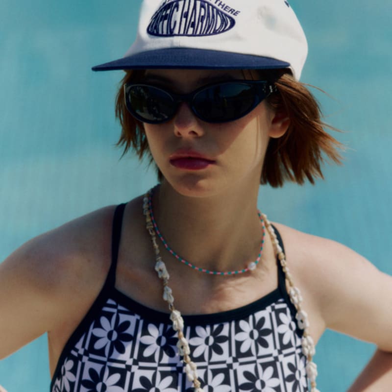 

TRAFFIC HARMONY ROUND LOGO TRUCKER HAT_NAVY Navy