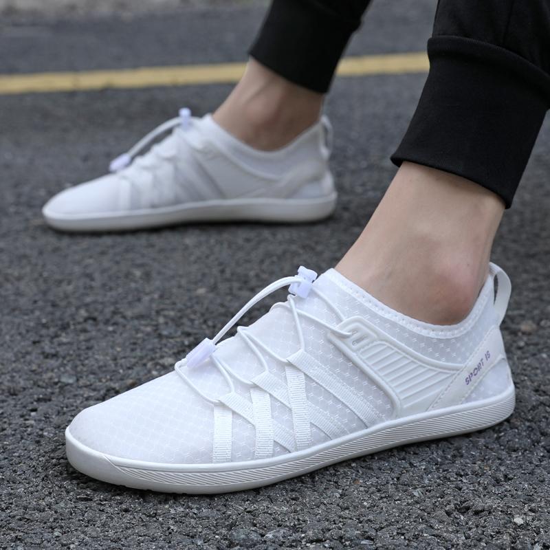 Anti-slip Women's Walking Shoes Light Breathable Gym Fitness Sports Shoes Men Wide Toe Flats Outdoor Training Shoes