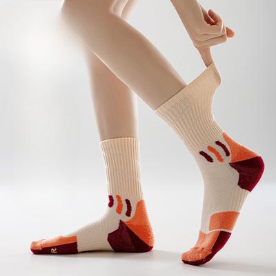 3 Pairs of Women's Spring and Summer Running Sports Mesh Breathable Deodorant Antibacterial Tube Socks