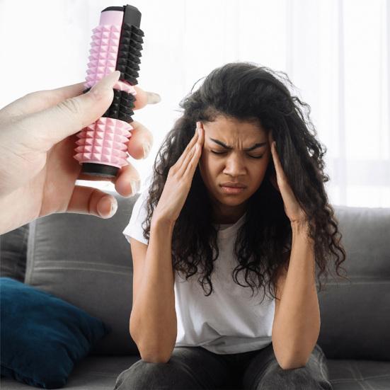 5-in-1 Spiked Roller Toy 3D Printed Spiky Pain Stim Keychain Pocket Mini Sensory Fidget Toy for Anxiety Stress Relief