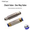 Pneumatic Air Compressor Check Valve Connector for Gas Backflow Prevention