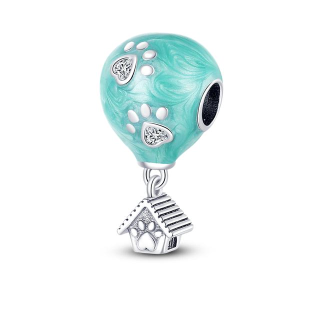 925 Sterling Silver Green Series Cactus Avocado Clover Pendant Diy Charm Beads Fit Original Bracelet Women Jewelry Gift