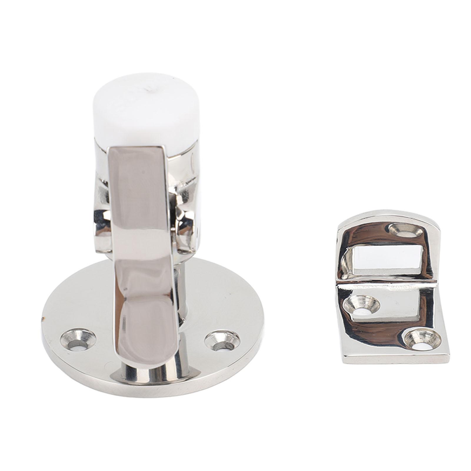 

Door Stopper Catch Set 316 Stainless Steel Heavy Duty Floor Knob Door Holder Retainer Kit for Ship Yachts