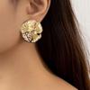 Extremely Textured Earrings, Sweet And Cool Style, Versatile Personality, Fashion, Advanced Sense, Geometric Stud Earrings, Earrings, Women