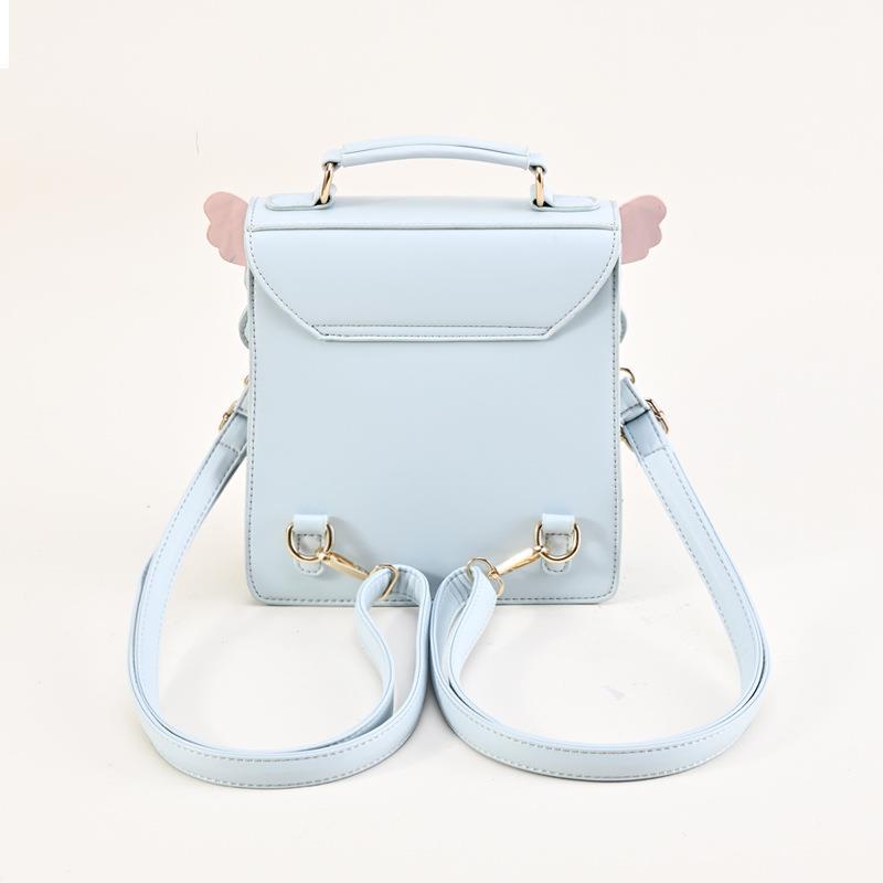 Schoolbag Student Shoulder Uniform Bag 1way Handheld Crossbody Bag Soft Girl Bow Small Backpack Japanese Girl JK College Bag