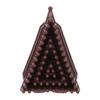 Silicone Meridian Massage Brush Triangle Dredge Collaterals Breast Slimming Brush Brown