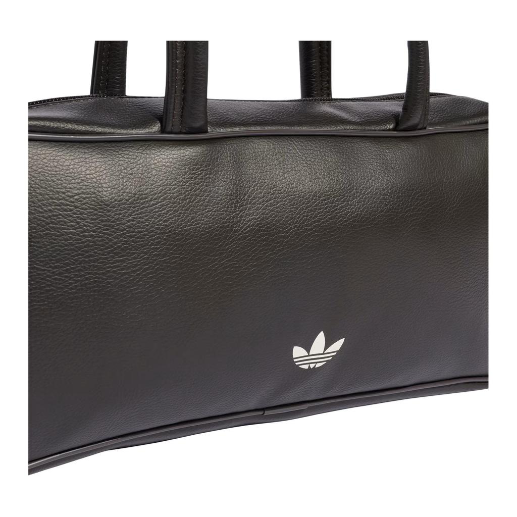 Adidas Originals Practical Design Zipper Closure Soft Texture Surface Three Leaf Print Shoulder Bag Women Shoulder Bag Aurora-Coffee KR1513
