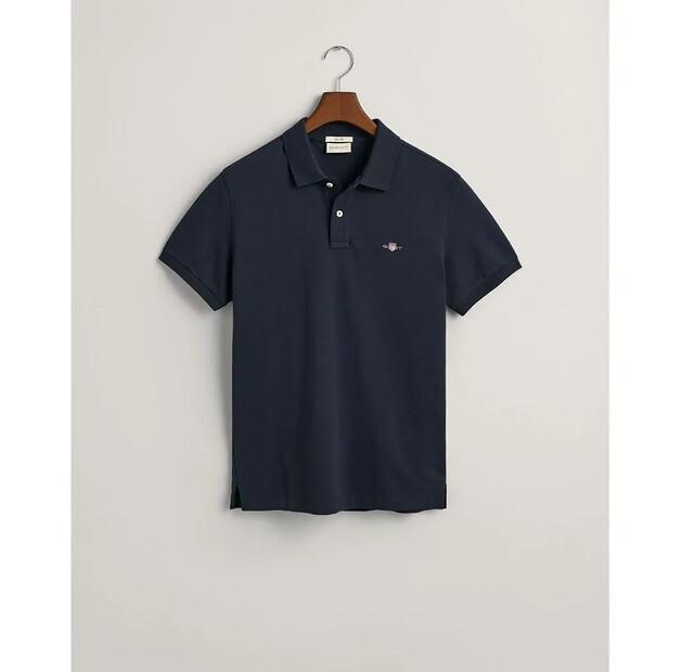 Gant Slim Shield поло с короткими рукавами