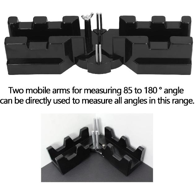 2 in 1 Mitre Measuring Cutting Tool, Mitre Measuring Angle Cutting Tool Measuring and Sawing Mitre Angles Cutting Tool for Home Improvement