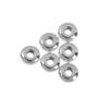 100pcs/set Round Stainless Steel Silver Spacer Beads Bracelet Components Jewelry Making DIY Tool