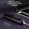 Kabelloser Haarglätter-Bürste 3 Temperaturen LCD-Display Haarglättungskamm USB-wiederaufladbar Schnelle Heizung Elektrische Heißbürste