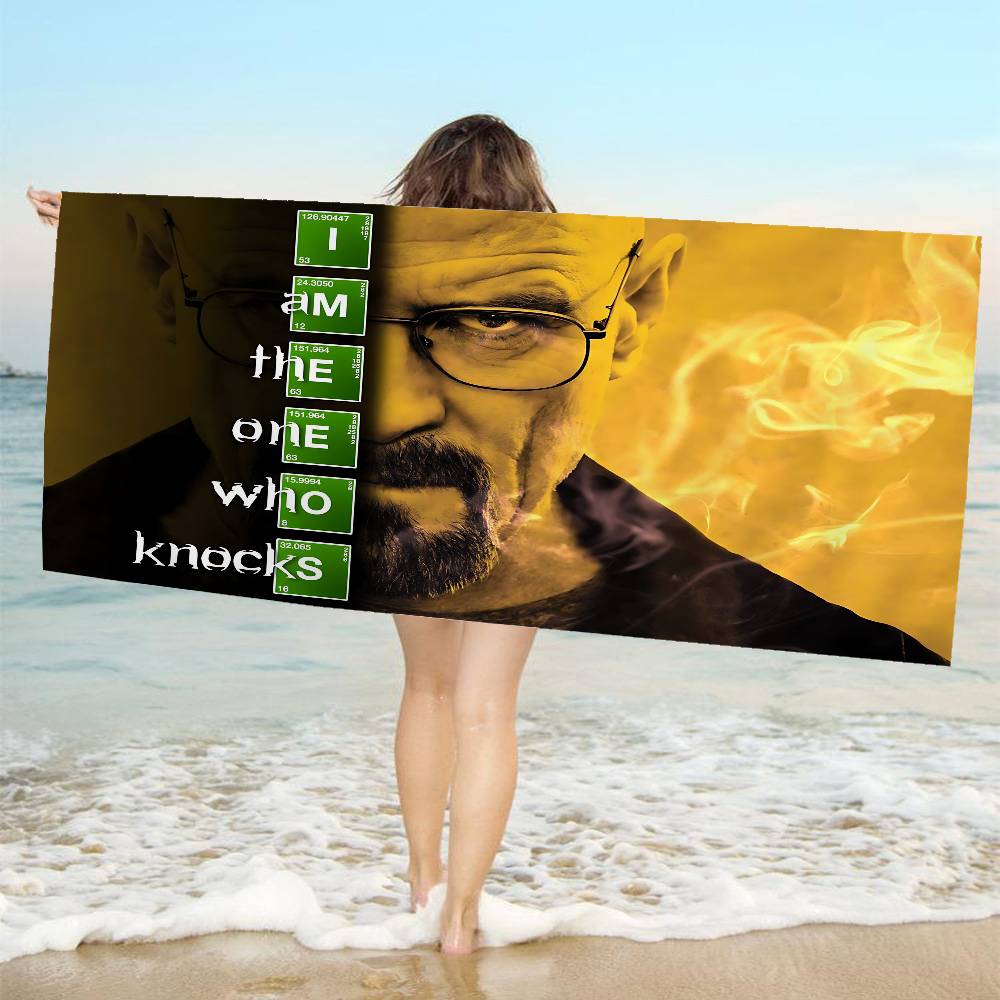 Movies B-Breaking B-Bad Beach Towel Colorful Bath Towels for Girl Microfiber Quick Dry Custom Sand Free Beach Yoga Spa Gym Pool