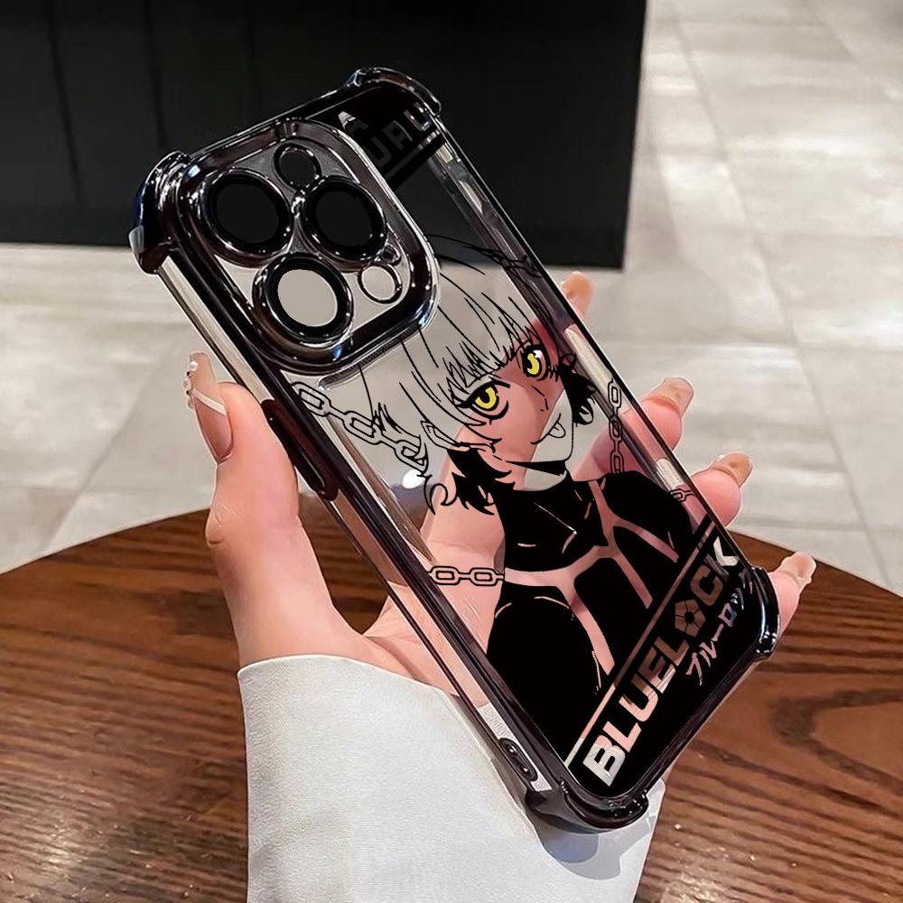 Anime B-Blues Locks Phone Case for Google Pixe 10 9 9A 8 8A 7 7A Pro XL 5G Anti-drop Transparent Soft Cover