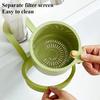 Kitchen Sink Strainer 2 IN 1Stopper One-click Opening Hanging Filter Basket Dishwasher Sink Strainer Quickly Drain Storage Tool
