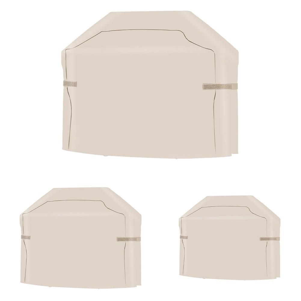 Beige Oxford Cloth Grill Cover Gas Grill Cover Outdoor