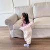 Now B. Happy Summer Girls' Gauze Top & Wide-Leg Pants Set - Stylish, Versatile, and Casual.