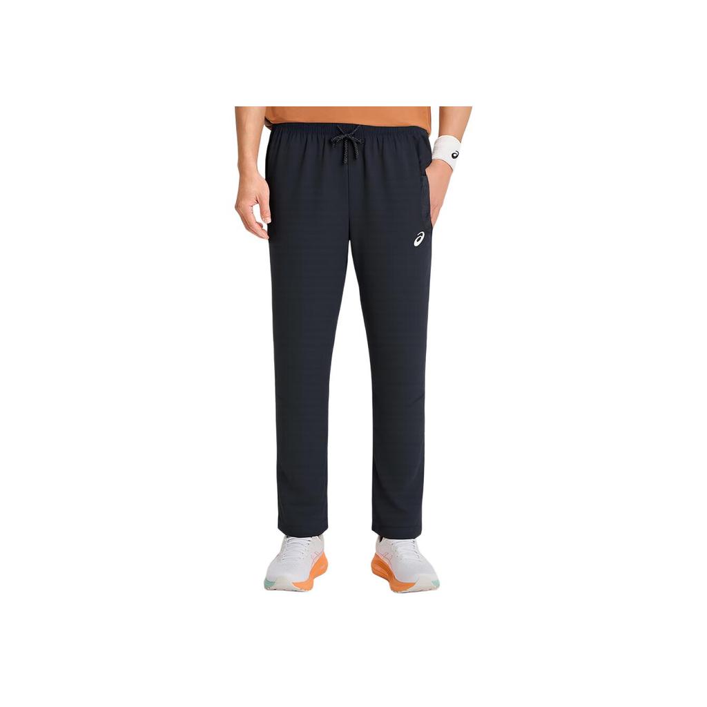 Asics Pantaloni Sportivi da Uomo Tessuti Traspiranti con Elastico in Vita 2011D463-001