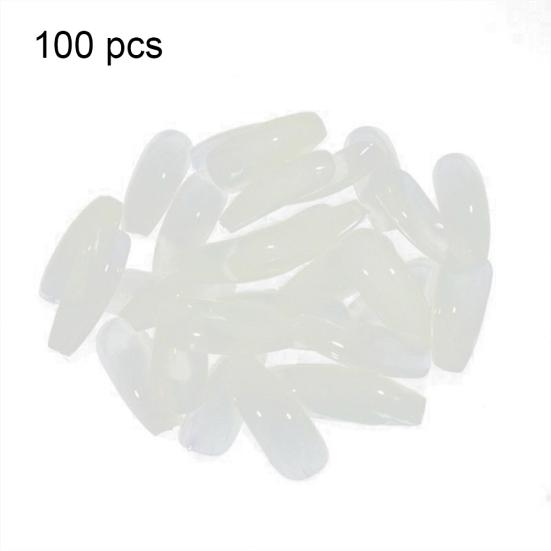 100 Stück gefälschte Spitzen, vollständige Abdeckung, Ballerina-Acryl-Nagelverlängerungen, Maniküre-Werkzeuge