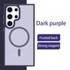 Matte Simple Solid Color Suitable Magnetic Phone Case For Samsung Galaxy S21 S22 S23 S24 Ultra Plus Wireless Charge Phone Covers
