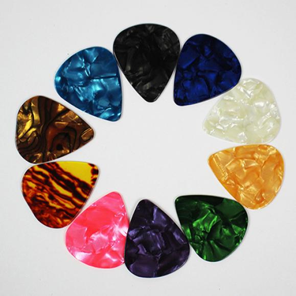 New 10pcs Colorful Musical Accessories Universe Planet Guitar Picks Mixed Plectrum