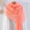 Sciarpa da donna in cotone lino seta - Per tutte le stagioni, colore unito, versatile foulard per testa e parasole