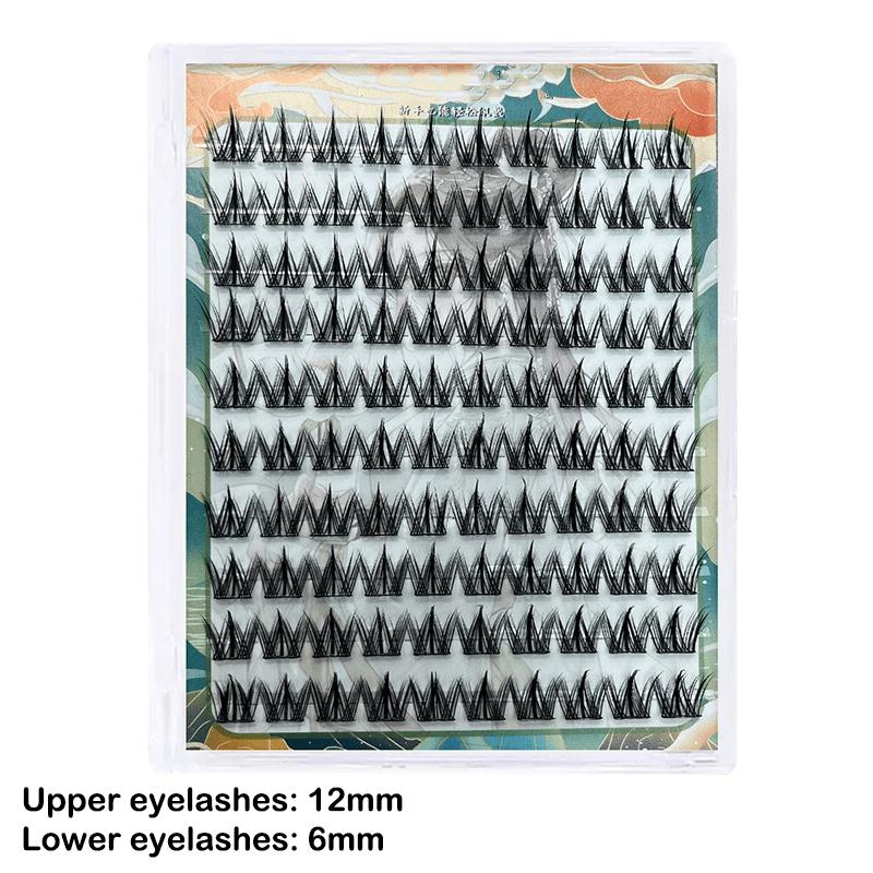 Gene Serie Cățeluși Mănunchiuri Singulare Gene False Potrivite Pentru Ochi Rotunzi Pufoase Naturale Groase Ondulate Frumusețe Machiaj Zilnic