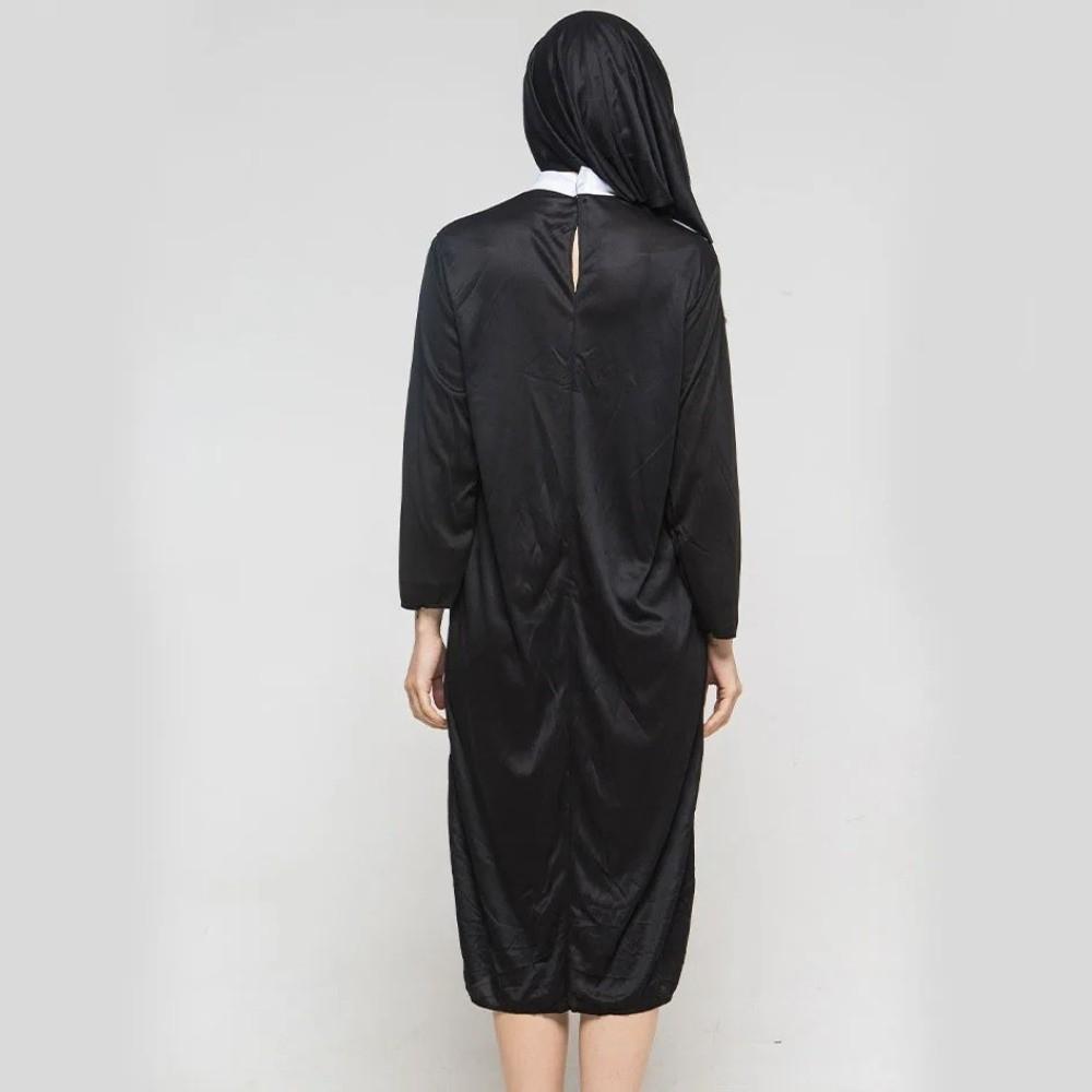 Black Nun Costume Virgin Mary Cosplay Costume Higih Quality Father's Clothing  Cosplay Events