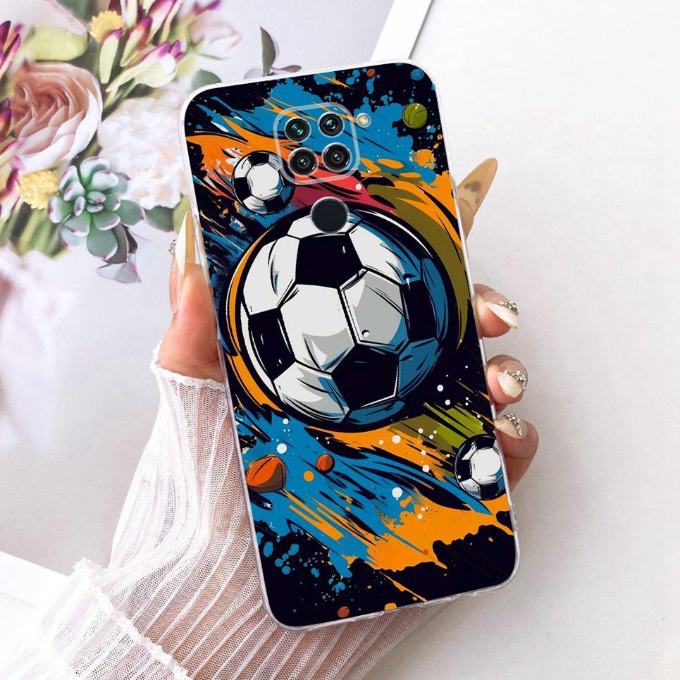 Měkký průhledný silikonový obal pro Xiaomi Redmi Note 9 9S Note 9 Pro Kryt na telefon Vzor kreslená kočka drak květina motýl