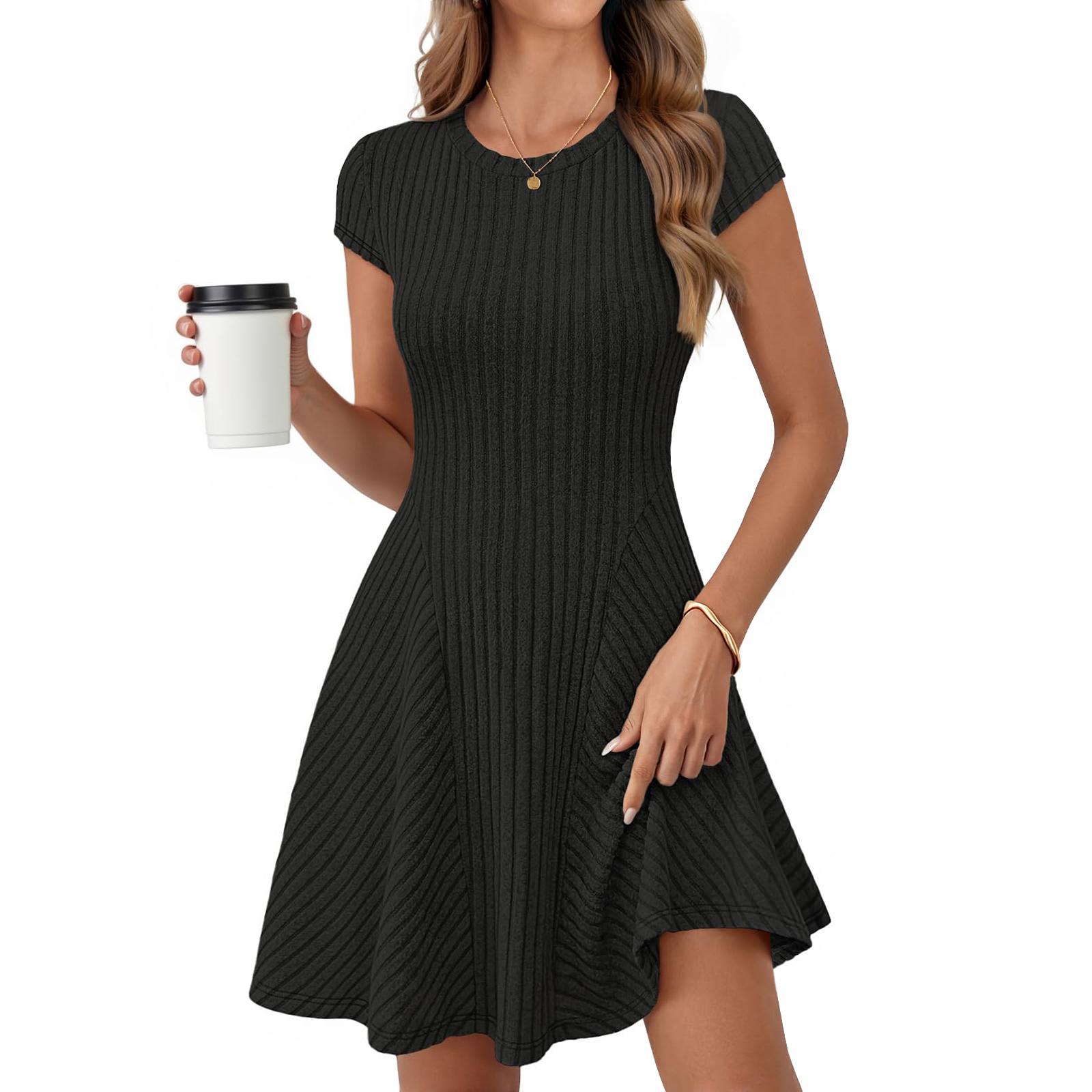 Модное повседневное женское платье M