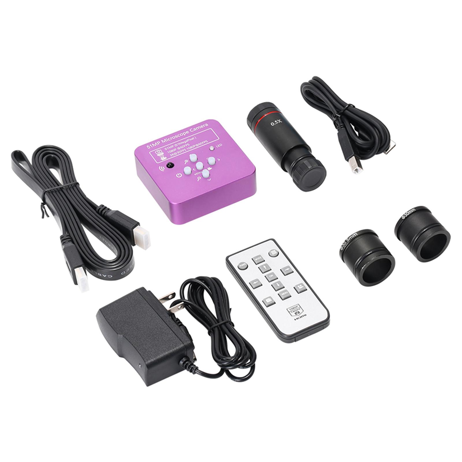 

Камера для микроскопа с окуляром 0,5X, 1080P, USB, 51 мегапиксель