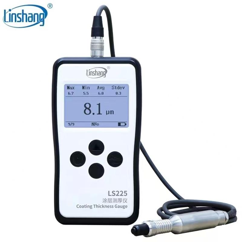 Linshang Eddy Current Thickness Gauge for Anticorrosive Anodic Coating on Copper Aluminium Alloy Plate Plastic LS225+N1500