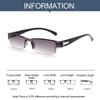 Light Resin Reading Glasses Half Frame Clear Lens 1 0 1 5 2 0 2 5 3 0 3 5 4 0 for Men Women Presbyopic Eyewear
