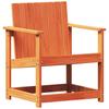 Vidaxl Garden Chair, Waxed Brown, 62X56X77 Cm, Pine Wood