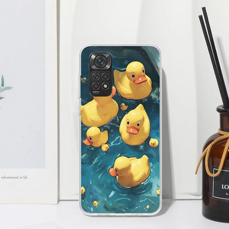 

Rubber Ducks Swimming Pool Phone Case For Xiaomi Redmi Note 15 13 14S 14 Pro Plus 12S 11S 10S 12 11E 10 11T Art Fundas Back Cove Redmi Note 13 4G
