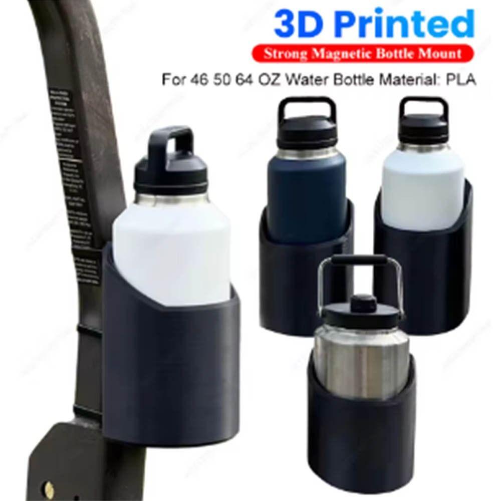 Magnetic Design Magnetic Bottle Mounts 3D Printed Heavy Duty Cup Holder For Mower