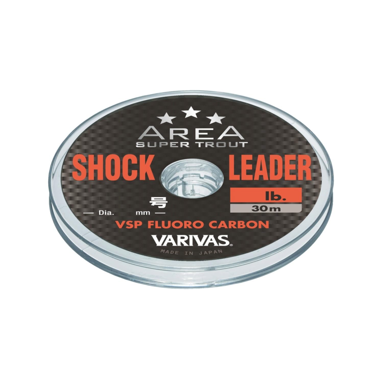 VARIVAS Super Trout Area Shock Leader VSP Флюорокарбон 30м Натуральный 3lb (0.6)