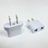2-Hole Travel Adapter: US/UK to EU/AU Plug Converter