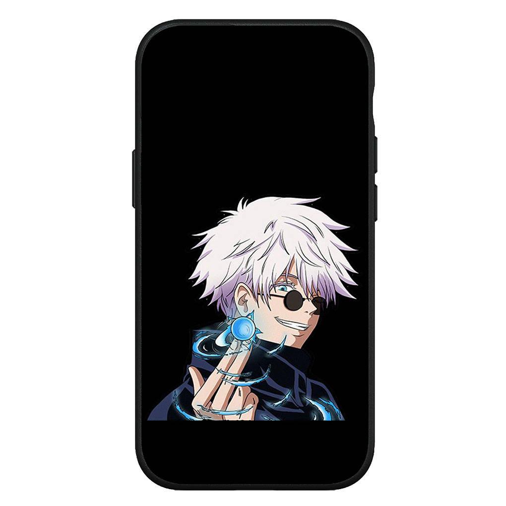 Dla iPhone 16 15 Xiaomi Redmi Note 14 13 12 11 Pro Max X 8 16e Samsung Galaxy S25 S24 S23 Moto OPPO Huawei Jujutsu Anime Kaisen Gojo Satoru Etui na telefon